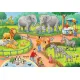 Ravensburger puzzel 2x24 stukjes 4+ Een dag in de dierentuin